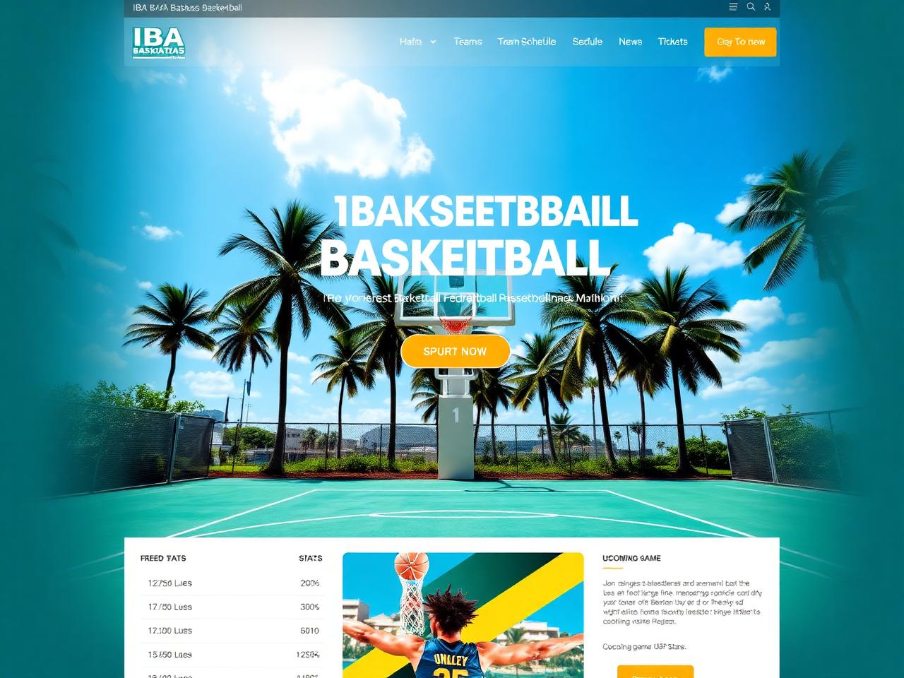 IBA Bahamas Basketball design preview
