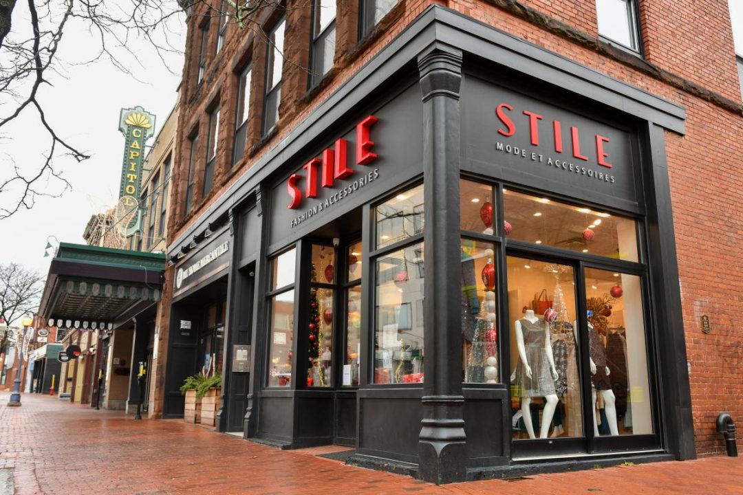 Stile storefront in downtown Moncton